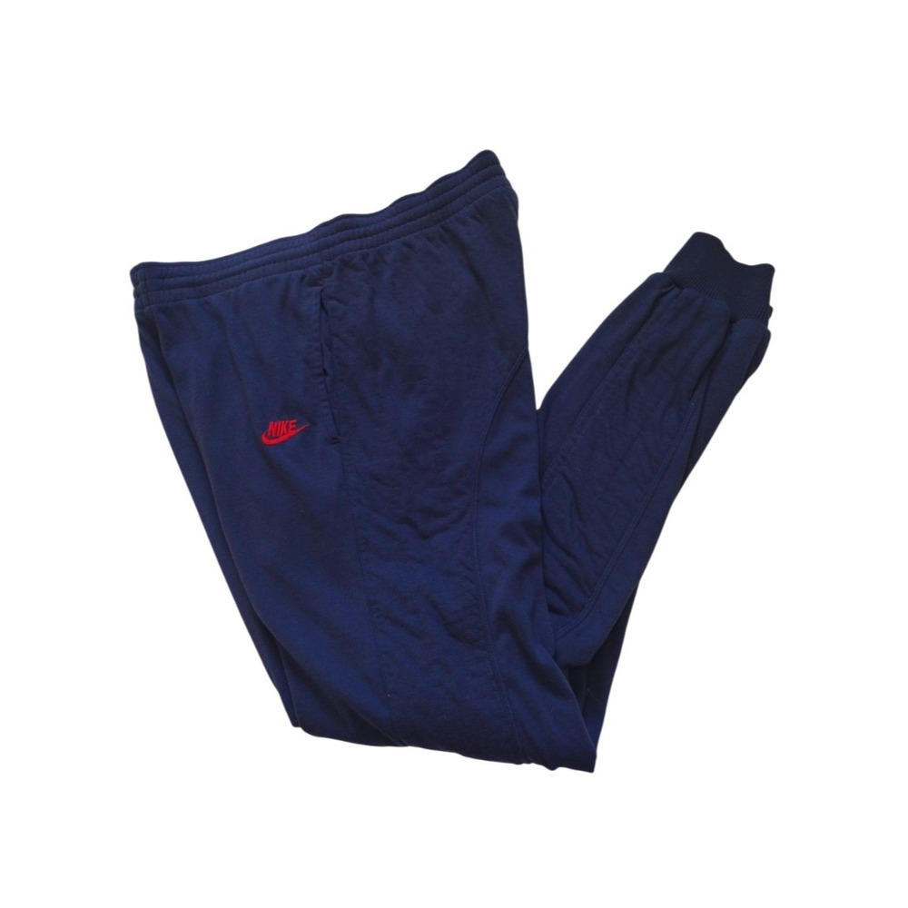 Vintage Nike Track Pants Mens Medium Blue 1980s 80s Athletic Break Dance‎ Lined
